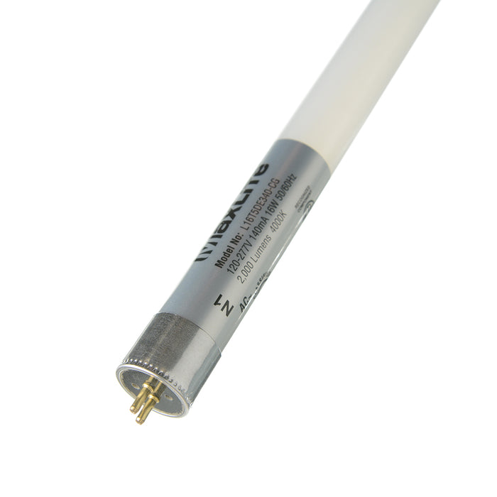 Maxlite 105049 16W 3 Foot LED Single-Ended/ Double-Ended Bypass T5 4000K Coated Glass UL Type-B (L16T5DE340-CG)