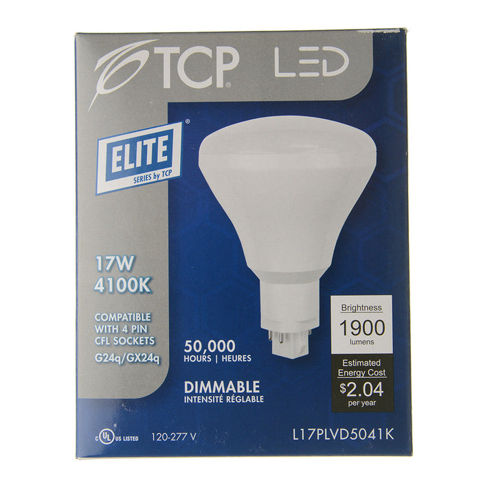 TCP LED 17W PL Vertical BR30 Dimmable 4100K (L17PLVD5041K)