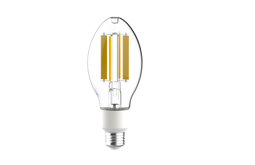 EIKO L28WED23-GC-850-U-E26 LED HID Replacement Filament Lamp 28W ED23.5 4000Lm 80 CRI 5000K 120-277V E26 Base (14636)