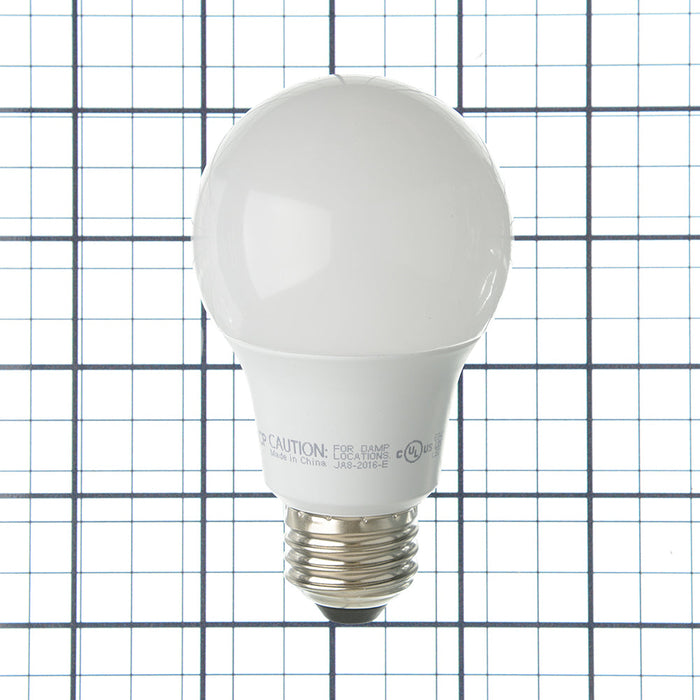 TCP LED A-Lamp Series 6W A19 Dimmable 25000 Hours 40W Equivalent 3000K 475Lm E26 Base Omnidirectional Frost California Qualified (L40A19D2530KCQ)