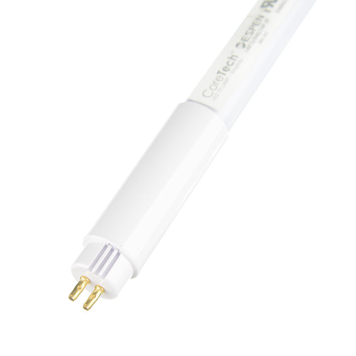 Espen 960-203 Plastic Coretech Series LED T5 Lamp 4 Foot 4000K External Driver - Driver Current 360Ma Lamp Power 15W 2200Lm Driver Current 550Ma Lamp Power 24W 3300Lm (L48T5/840/24P-XT)