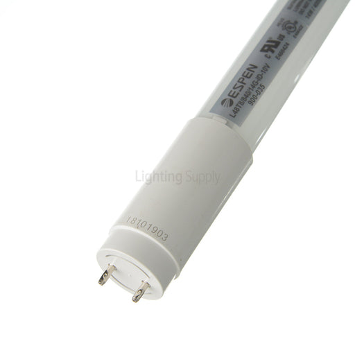 Espen Flex Single End 4 Foot T8 LED Lamp 120-277V 14W 4000K 1800Lm 0-10V Dimming (L48T8/840/14G-ID-10V)