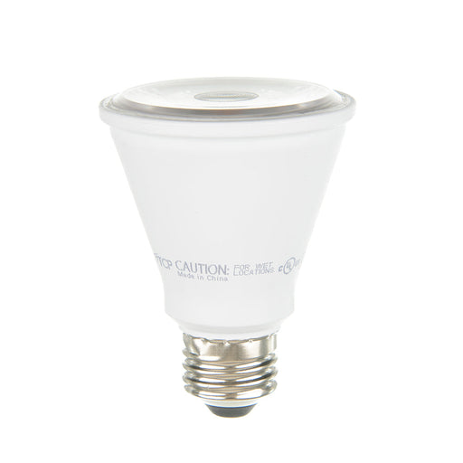 TCP LED PAR20 7W 3000K E26 Base Suitable For Wet Locations Dimmable 25 Degree Beam Angle (L50P20D2530KNFLCQ)