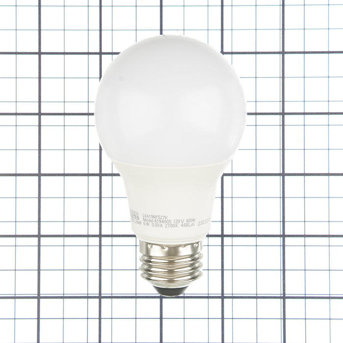 TCP LED 6W A19 Non-Dimmable 2700K (L6A19N1527K)