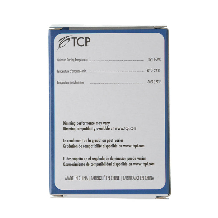 TCP LED 7W PAR20 Dimmable 2400K Flood 40 Degree Beam Angle 550Lm 80 CRI (L7P20D2524KFL)
