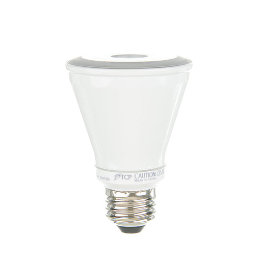 TCP 7W LED PAR20 50W Equivalent Dimmable Spot 2700K 600Lm 80 CRI 15 Degree Beam Angle 120V (L7P20D2527KSP)