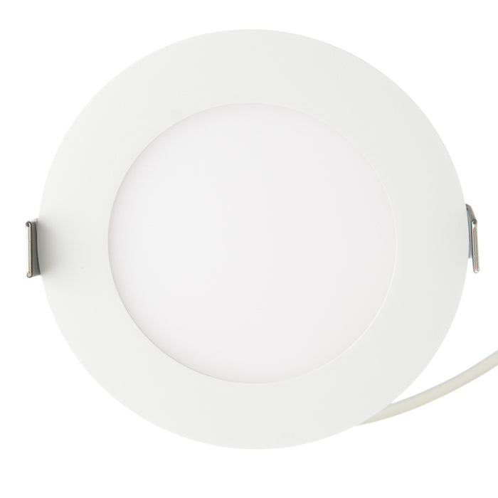 Lotus LED Lights 4 Inch 24V Dimmable Round Economy 11W LED 3000K White 110 Degree 700Lm Type IC Airtight Wet Locations 80 CRI (LB4R24V/30K/WH)