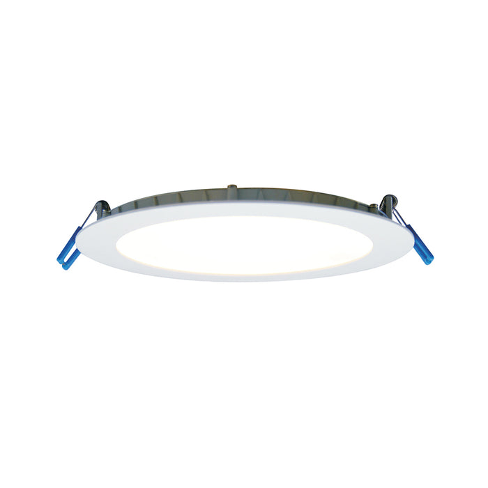 Lotus LED Lights 6 Inch Round Economy 14W LED Dim To Warm 3000-2000K White 110 Degree 930Lm Air-Tight 80 CRI (LB6R/32K/WH)