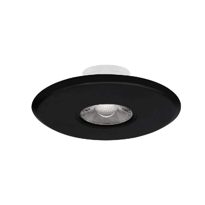 Lotus LED Lights 5 Inch Ultimate J-Box Mount LED 10W CCT Selectable 2700K/3000K/3500K/4000K/5000K Round Black 90 CRI (LBL-JB10W-5CCT-R-BK)