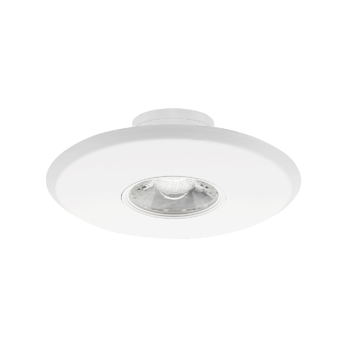 Lotus LED Lights 5 Inch Ultimate 2nd Gen J-Box Mount Or Retrofit LED 10W CCT Selectable 2700K/3000K/3500K/4000K/5000K Round White 90 CRI (LBL-JB10W-5CCT-AC-R-WH)