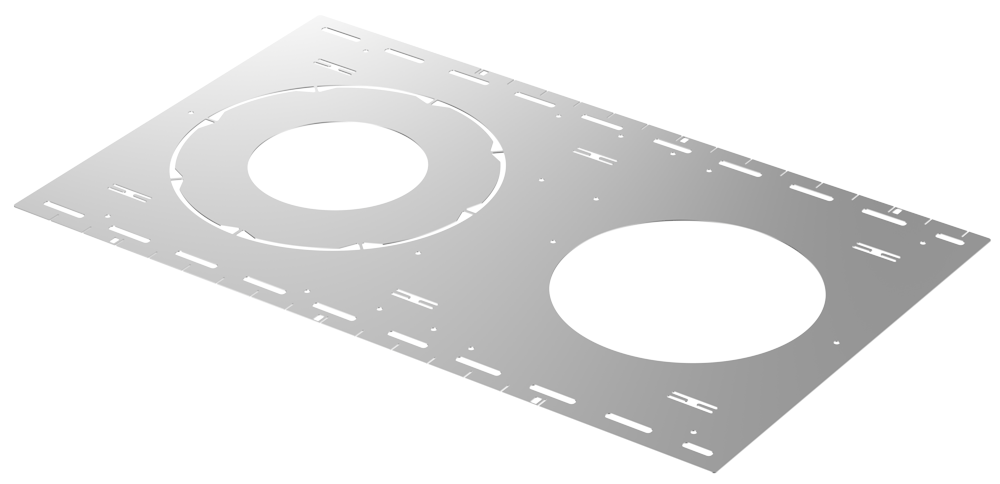 Lotus LED Lights New Construction Mounting Plate For Stud Ceiling For 4 Inch/6 Inch/8 Inch Models (LBL-MP-C4-8-STUD)