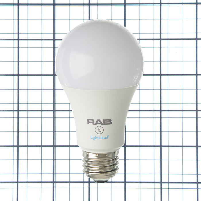 RAB Lightcloud Controller Blue A19 10W 800Lm 90 CRI 2700K-6500K Smartshift 1-Pack (LCBA19-10-E26-9TW-SS-NS)