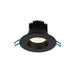 Lotus LED Lights 3 Inch Round Regressed LED 15W Dim To Warm 3000K-1800K Black 38 Degree 1300Lm Type IC Air-Tight Wet Location 90 CRI (LD3R-3018K-BK)