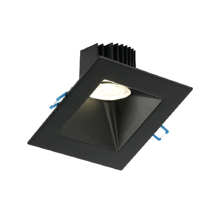 Lotus LED Lights 5 Inch Square 30 Degree Sloped Regressed LED 15W CCT Selectable 2700K/3000K/3500K/4000K/5000K Black 38 Degree 1220-1400Lm Air-Tight 90 CRI (LD3S-5CCT-5SSL-BK)