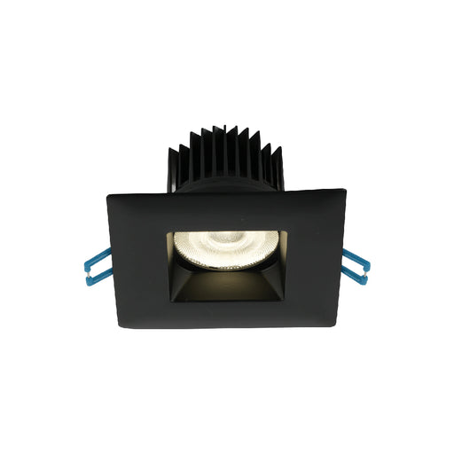 Lotus LED Lights 3 Inch Square Regressed LED 15W CCT Selectable 2700K/3000K/3500K/4000K/5000K Black 38 Degree 1230-1450Lm Air-Tight 90 CRI (LD3S-5CCT-BK)