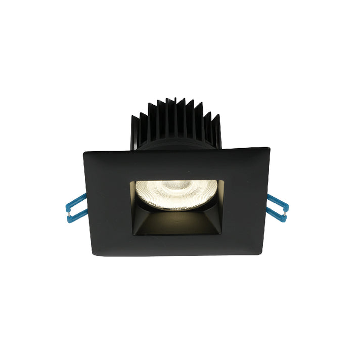 Lotus LED Lights 3 Inch Square Regressed LED 15W CCT Selectable 2700K/3000K/3500K/4000K/5000K Black 38 Degree 1230-1450Lm Air-Tight 90 CRI (LD3S-5CCT-BK)