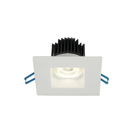 Lotus LED Lights 3 Inch Square Regressed LED 15W CCT Selectable 2700K/3000K/3500K/4000K/5000K White 38 Degree 1230-1450Lm Air-Tight 90 CRI (LD3S-5CCT-WH)