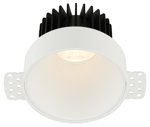 Lotus LED Lights 4 Inch Round Super Thin Economy 11W LED Dim-To-Warm 3000K-2000K White 110 Degree 730Lm Airtight 80 CRI (LB4R/32K/WH)