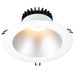 Lotus LED Lights 8 Inch Round Deep Regressed 18W SR-WT 2700K 38 Degree 1500Lm Air-Tight Plenum 90 CRI (LD8R-27K-SR-WT)