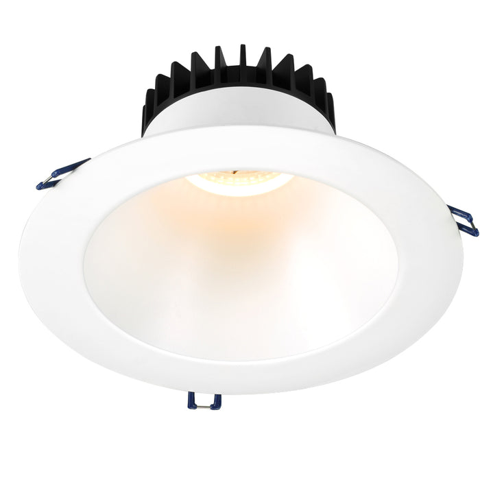 Lotus LED Lights 8 Inch Round Deep Regressed HO 30W WR-WT 3500K 38 Degree 2810Lm Air-Tight Plenum 90 CRI (LD8R-35K-HO-WR-WT)