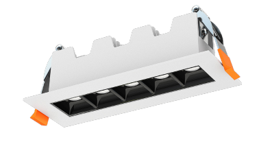 Westgate Manufacturing Snap-In 6 Inch 5-Head Optic Linear Light 11W 600Lm CCT Selectable 2700K/3000K/3500K/4000K/5000K 90 CRI 45 Degree Dimming (LDLS-6-MCT5)