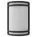 Westgate Manufacturing 7 Inch Indoor/Outdoor Wall Sconce 15W CCT Selectable 2700K/3000K/3500K/4000K/5000K And RGB 980Lm 120V WG App Or Remote Control Black (LDS-RGBW-BK)