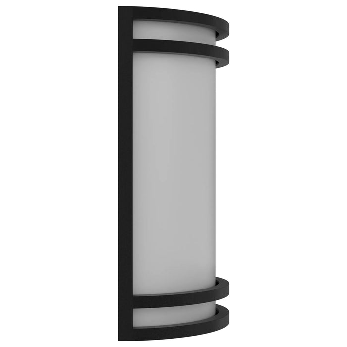 Westgate Manufacturing 7 Inch Indoor/Outdoor Wall Sconce 15W CCT Selectable 2700K/3000K/3500K/4000K/5000K And RGB 980Lm 120V WG App Or Remote Control Black (LDS-RGBW-BK)