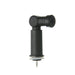 Trace-Lite Weatherproof Adjustable Side Mount Adapter Black Finish 3.5Mm Audio Jack Base (LE-ADAPTERW-BL-AUX)