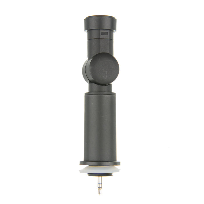 Trace-Lite Weatherproof Adjustable Side Mount Adapter Black Finish 3.5Mm Audio Jack Base (LE-ADAPTERW-BL-AUX)