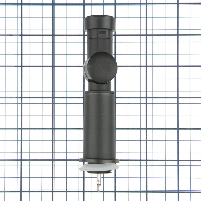 Trace-Lite Weatherproof Adjustable Side Mount Adapter Black Finish 3.5Mm Audio Jack Base (LE-ADAPTERW-BL-AUX)