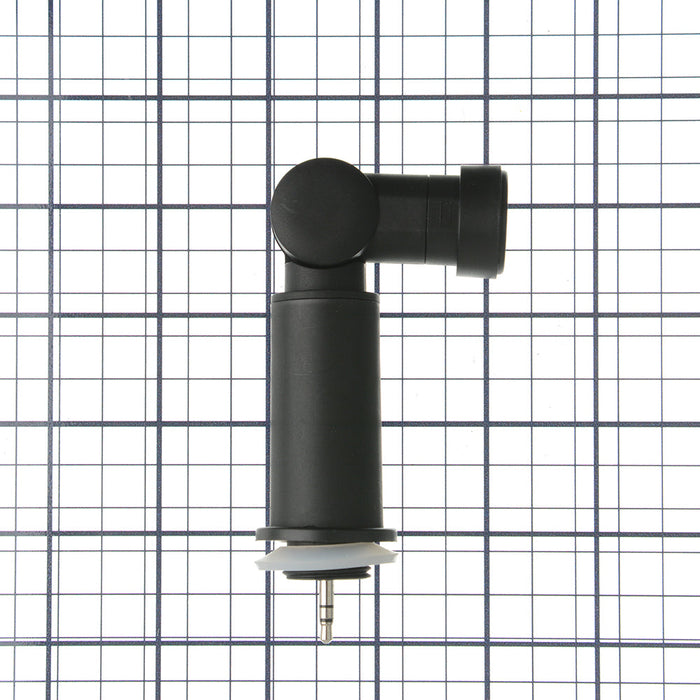 Trace-Lite Weatherproof Adjustable Side Mount Adapter Black Finish 3.5Mm Audio Jack Base (LE-ADAPTERW-BL-AUX)
