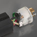 Leviton Black And White Lever Edge 20A 125/250V Locking Plug 3-Pole 4-Wire NEMA L14-20P Grounding Industrial Grade (2411E)