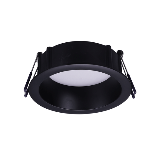 Lotus LED Lights 4 Inch Round Deep Regressed ECO 11W LED CCT Selectable 2700K/3000K/3500K/4000K/5000K Black 90 CRI (LE4RR-5CCT-BK)