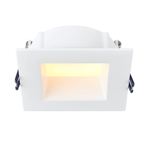 Lotus LED Lights 4 Inch Square Deep Regressed ECO 11W LED CCT Selectable 2700K/3000K/3500K/4000K/5000K White 90 CRI (LE4SR-5CCT-WH)