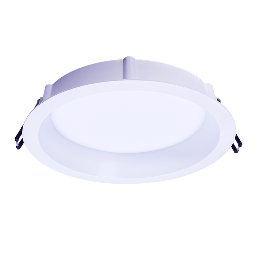 Lotus LED Lights 6 Inch Round Deep Regressed ECO 14.5W LED CCT Selectable 2700K/3000K/3500K/4000K/5000K White 1390Lm 90 CRI (LE6RR-5CCT-WH)