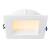 Lotus LED Lights 6 Inch Square Deep Regressed ECO 14.5W LED CCT Selectable 2700K/3000K/3500K/4000K/5000K White 1180Lm 90 CRI (LE6SR-5CCT-WH)