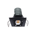 Lotus LED Lights 2 Inch Square Gimbal Mini Recessed LED Black 24V AC/DC 6W 3000K 480Lm 38 Degree 90 CRI (LED-1-S6W-30K-BK-24V-G-SQ)