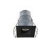 Lotus LED Lights 2 Inch Mini Recessed LED Square Black 1/4 Inch Wide Trim 24V AC/DC 6W 3000K 480Lm 38 Degree Air Tight 90 CRI (LED-1-S6W-30K-T1-12WD-S-BK)