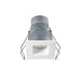 Lotus LED Lights 2 Inch Mini Recessed LED Square White 1/4 Inch Wide Trim 24V AC/DC 6W 3000K 480Lm 38 Degree Air Tight 90 CRI (LED-1-S6W-30K-T1-12WD-S-WH)