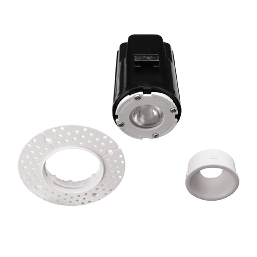 Lotus LED Lights 2 Inch Recessed LED 7W CCT Selectable 2700K/3000K/3500K/4000K/5000K 480Lm 120V Trimless Round White 38 Degree Air Tight 90 CRI (LED-1-S7W-5CCT-1R-TRIMLESS-WH)