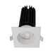 Lotus LED Lights 2 Inch Square Gimbal White 11W LED CCT Selectable 2700K/3000K/3500K/4000K/5000K 800-1000Lm 38 Degree Air-Tight 90 CRI (LED-2-S11W-5CCT-WH-EY-SQ)