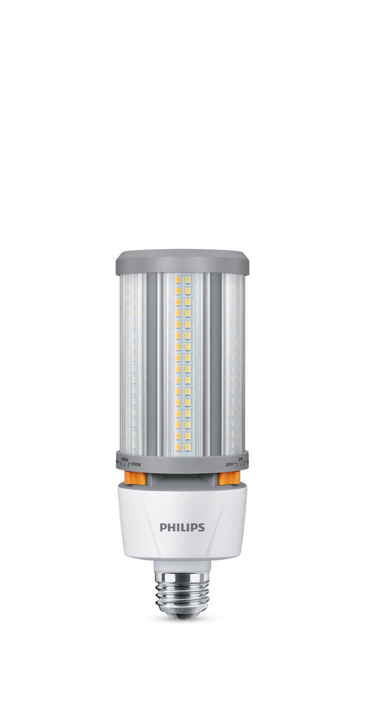 Philips 606228 36-27-18CC/LED/3PW/3CCT/E26 BB 6/1 LED Corn Cob E26 Base Wattage/CCT Selectable 36W/27W/18W 3000K/4000K/5000K 120-277V 80 CRI Clear (929004258104)