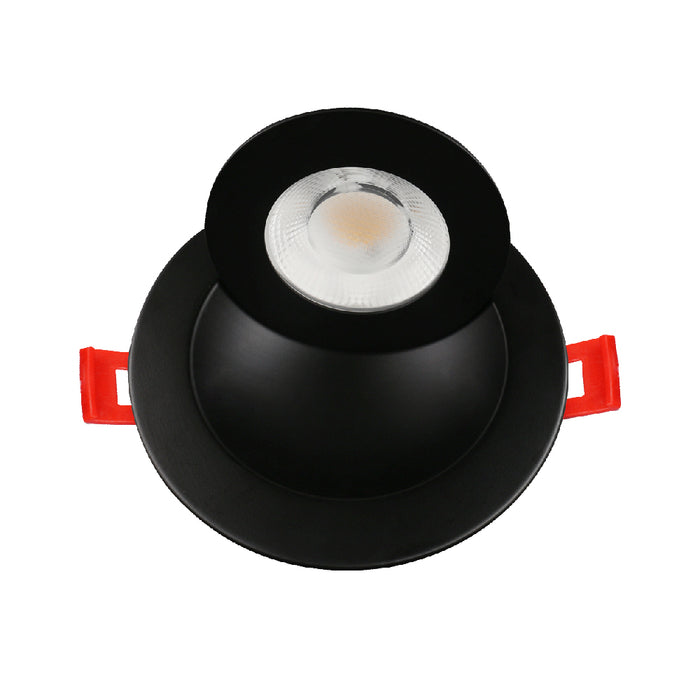 Lotus LED Lights 6 Inch Round Floating Gimbal Recessed LED 15W CCT Selectable 2700K/3000K/3500K/4000K/5000K 2700K To 5000K Black 1180-1270Lm Air-Tight (LED-6-S15W-5CCT-FG-BK)