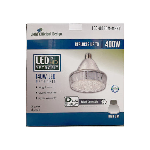 Light Efficient Design 140W LED Metal Halide High Bay Retrofit 5700K (LED-8030M57-MHBC)