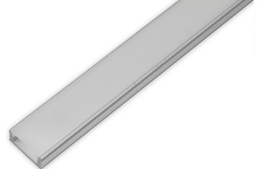 GM Lighting Extruded 4 Foot Wide Format Channel With Snap-On Frosted Lens With Screws (LED-CHL-W)