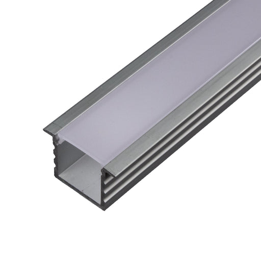 GM Lighting Extruded 4 Foot Flanged Deep Format Channel With Snap-On Frosted Lens With Screws (LED-CHL-XD-F)