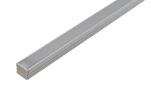 GM Lighting Extruded White 8 Foot Mini-Deep Format Channel With Snap-On Frosted Lens With Screws (LED-CHL-XD-MD-8-WH)