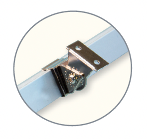 GM Lighting [2] Adjustable Mounting Clips And [2] Screws (LED-CHL2-AMC)