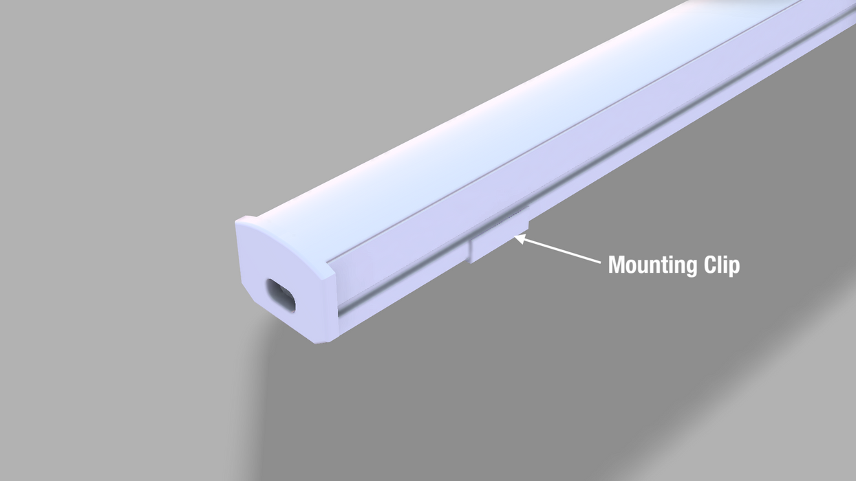 GM Lighting [2] Mounting Clips And [2] Screws (LED-CHL2-MC)