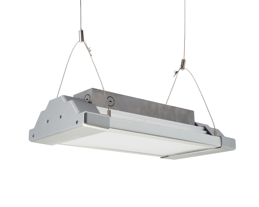Litetronics 110W 24 Inch LED Linear High Bay Fixture 5000K 120-277V 80 CRI With 8 Foot Cord Installed (LHB88UR250DLP)